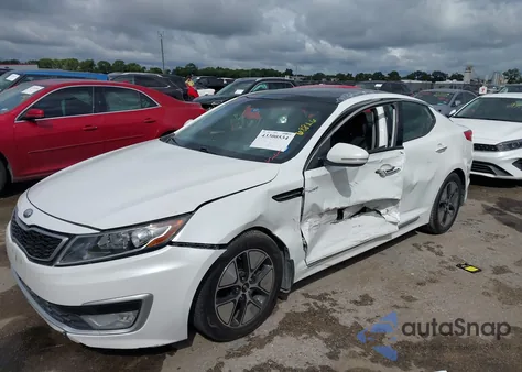 2013 Kia Optima Hybrid Ex из США, поврежденный, VIN KNAGM4AD7D5047298